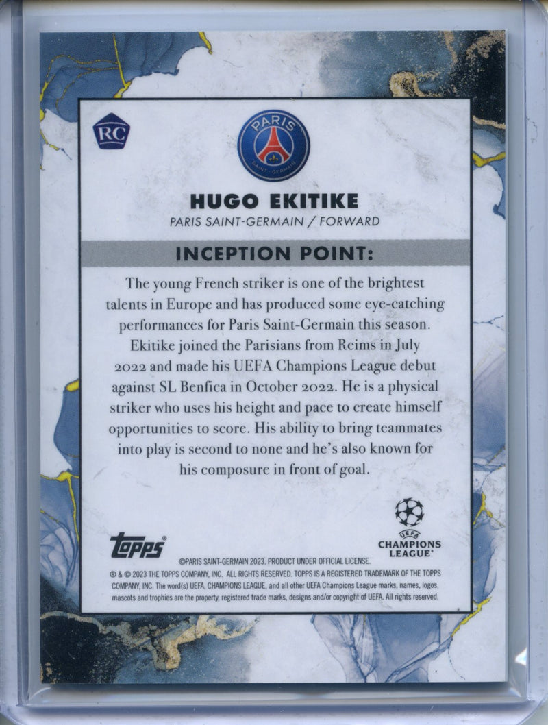 2022-23 Topps Inception UEFA Hugo Ekitike Rainbow 62/150