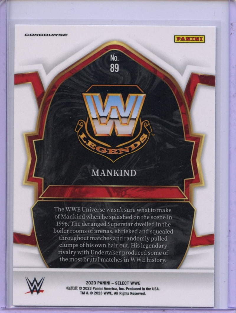 2023 Panini Select WWE Mankind Concourse