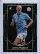 2024-25 Topps Chrome UEFA Club Comps Erling Haaland Shadow Etch