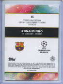 2024-25 Topps Inception UEFA Club Comps Ronaldinho Legacy