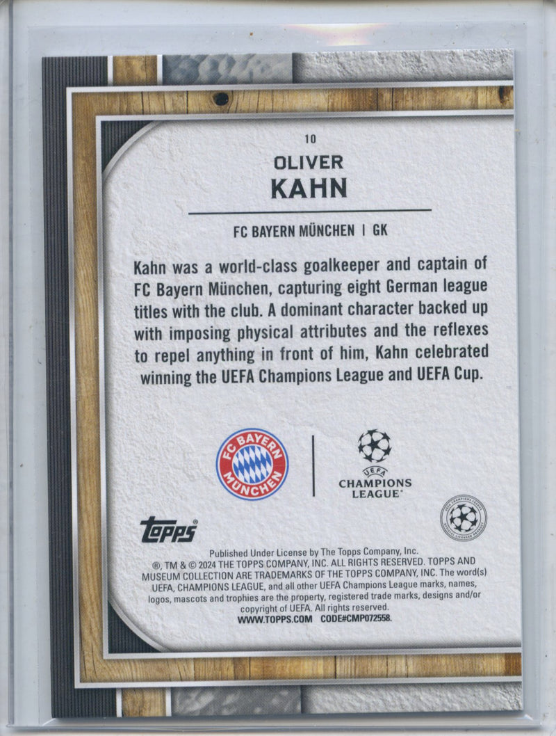 2023-24 Topps Museum Collection UEFA CL Oliver Kahn