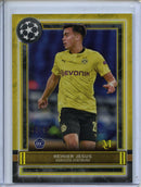 2020-21 Topps Museum Collection UEFA CL Reinier Jesus Gold 40/50