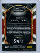2021 Panini Select UFC Rose Namajunas Concourse