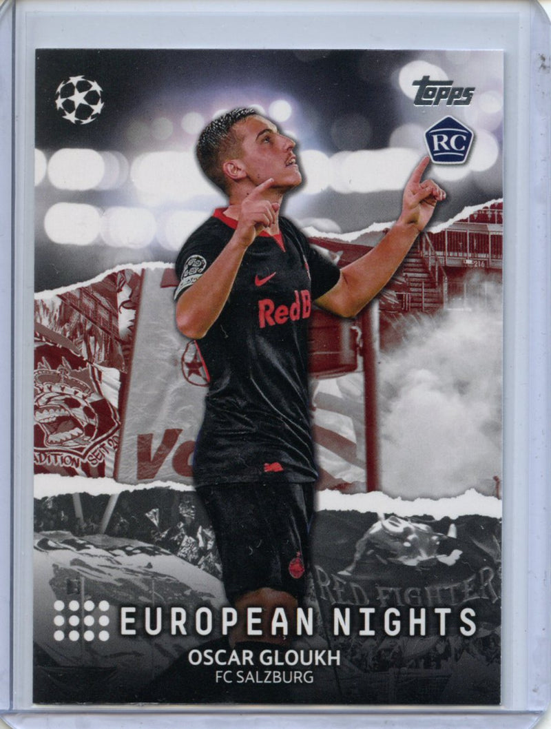 2023-24 Topps UEFA CC Oscar Gloukh European Nights