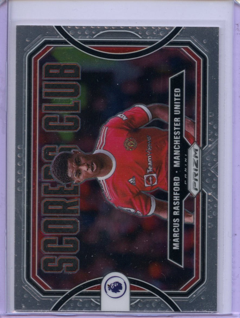 2021-22 Prizm Premier League Marcus Rashford Scorers Club