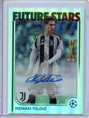 2024-25 Topps UEFA Club Competitions Kenan Yildiz Future Stars Autographs