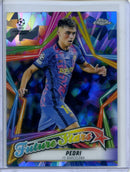 2021-22 Topps Chrome Sapphire UEFA Pedri Future Stars
