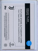 2024-25 Topps UEFA Club Competitions Kenan Yildiz Future Stars Autographs