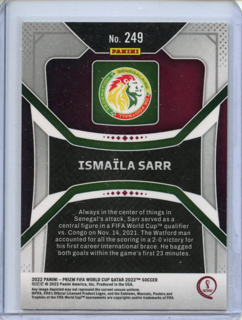 2022 Panini Prizm FIFA World Cup Qatar Ismaila Sarr