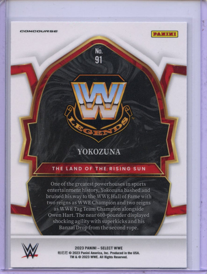 2023 Panini Select WWE Yokozuna Concourse