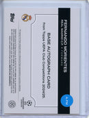 2024-25 Topps UEFA Club Competitions Fernando Morientes Autographs