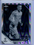 2021-22 Topps Chrome UEFA Liam Delap Black & White Ray Wave