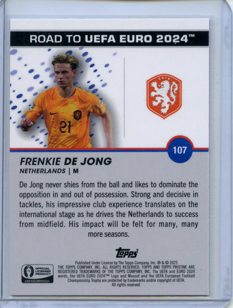 2023-24 Topps Pristine Road To Euro Frenkie De Jong