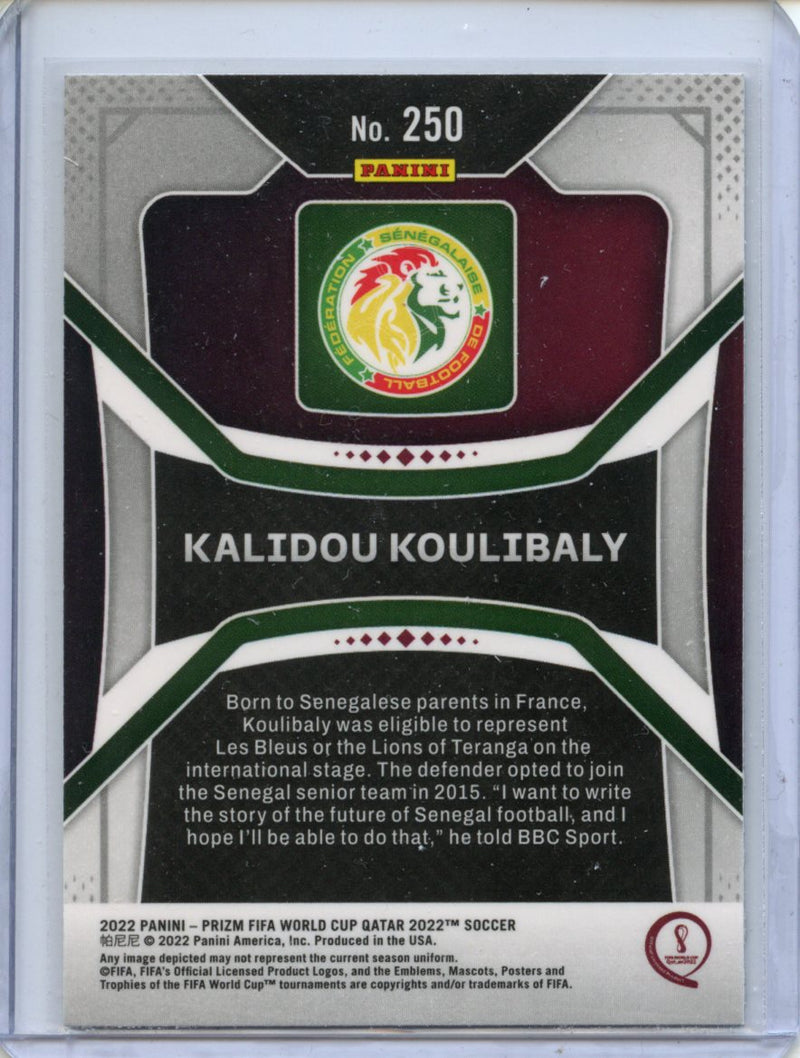 2022 Panini Prizm FIFA World Cup Qatar Kalidou Koulibaly