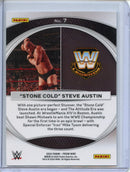 2024 Prizm WWE "Stone Cold" Steve Austin Wrestlemania Moments
