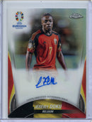 2024 Topps Chrome UEFA Euro Jeremy Doku Autographs