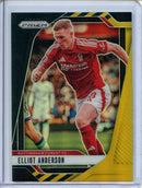 2024-25 Panini Prizm Premier League Elliot Anderson Black Gold Prizm 1/8