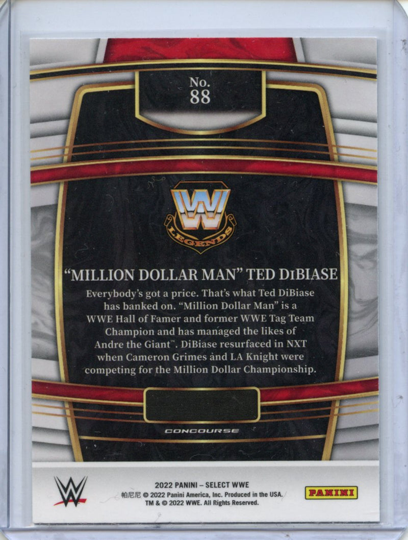 2022 Panini Select WWE "Million Dollar Man" Ted Dibiase Concourse