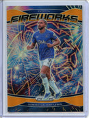 2024-25 Panini Prizm Premier League Dominic Calvert-Lewin Fireworks Orange 5/25