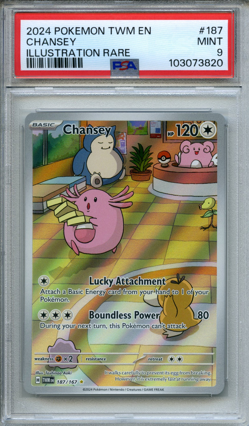 2024 Pokemon Scarlet & Violet Twilight Masquerade Chansey Illustration Rare