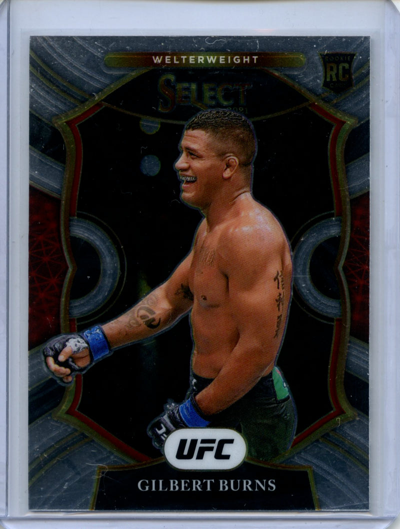 2021 Panini Select UFC Gilbert Burns Concourse