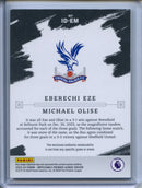 2023-24 Panini Impeccable EPL Eberechi Eze/ Michael Olise Impeccable Dual Materials Ruby 17/99