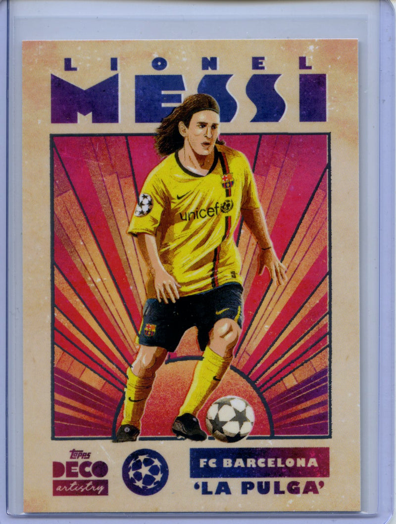 2024-25 Topps UEFA Deco Lionel Messi Artistry