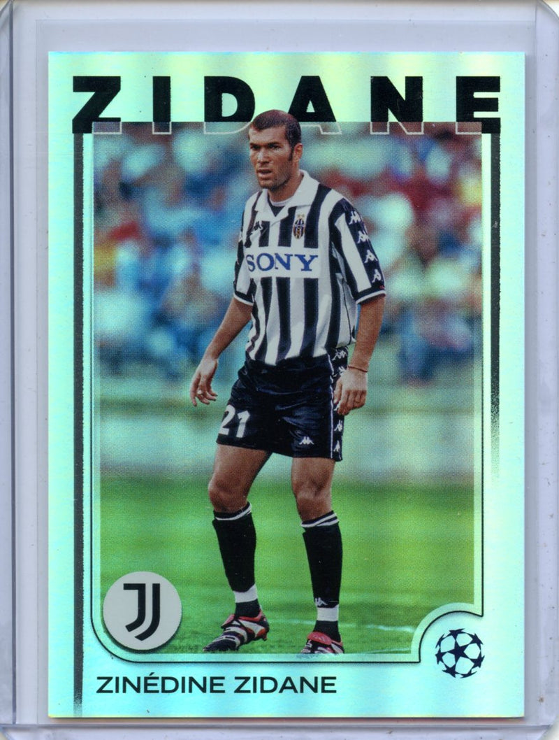 2024-25 Topps UEFA Club Competitions Zinedine Zidane SP Variation