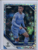 2021-22 Topps Chrome UEFA CL Phil Foden Speckle