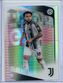 2025-26 Topps Chrome UEFA Club Comps Weston McKennie Prism