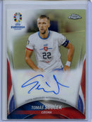 2024 Topps Chrome UEFA Euro Tomas Soucek Chrome Autographs