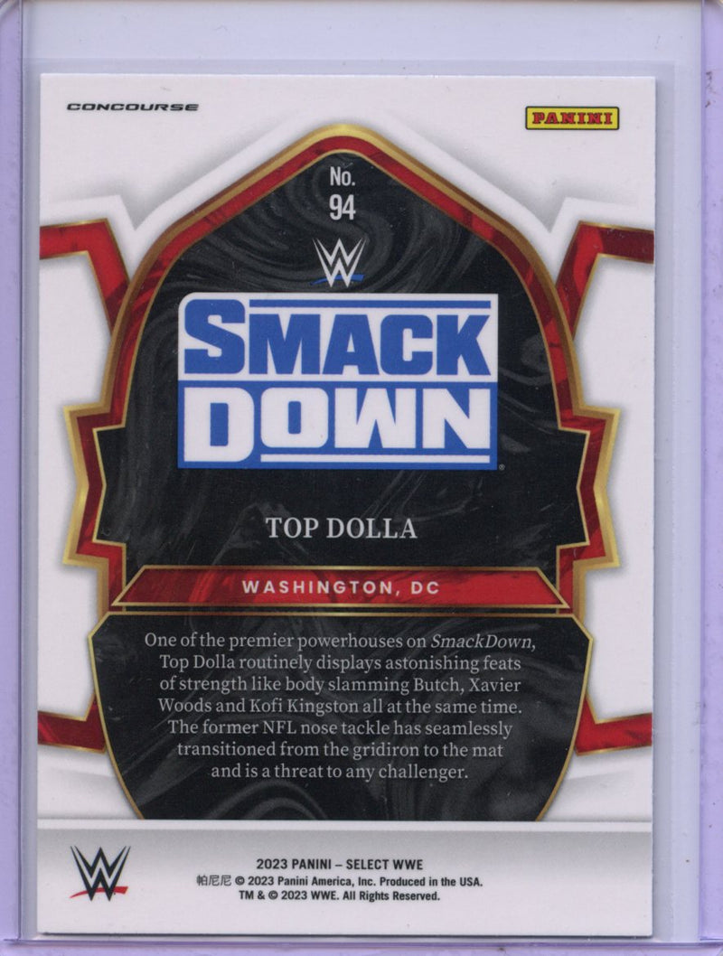 2023 Panini Select WWE Top Dolla Concourse