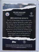 2023-24 Topps UEFA CC Erling Haaland European Nights