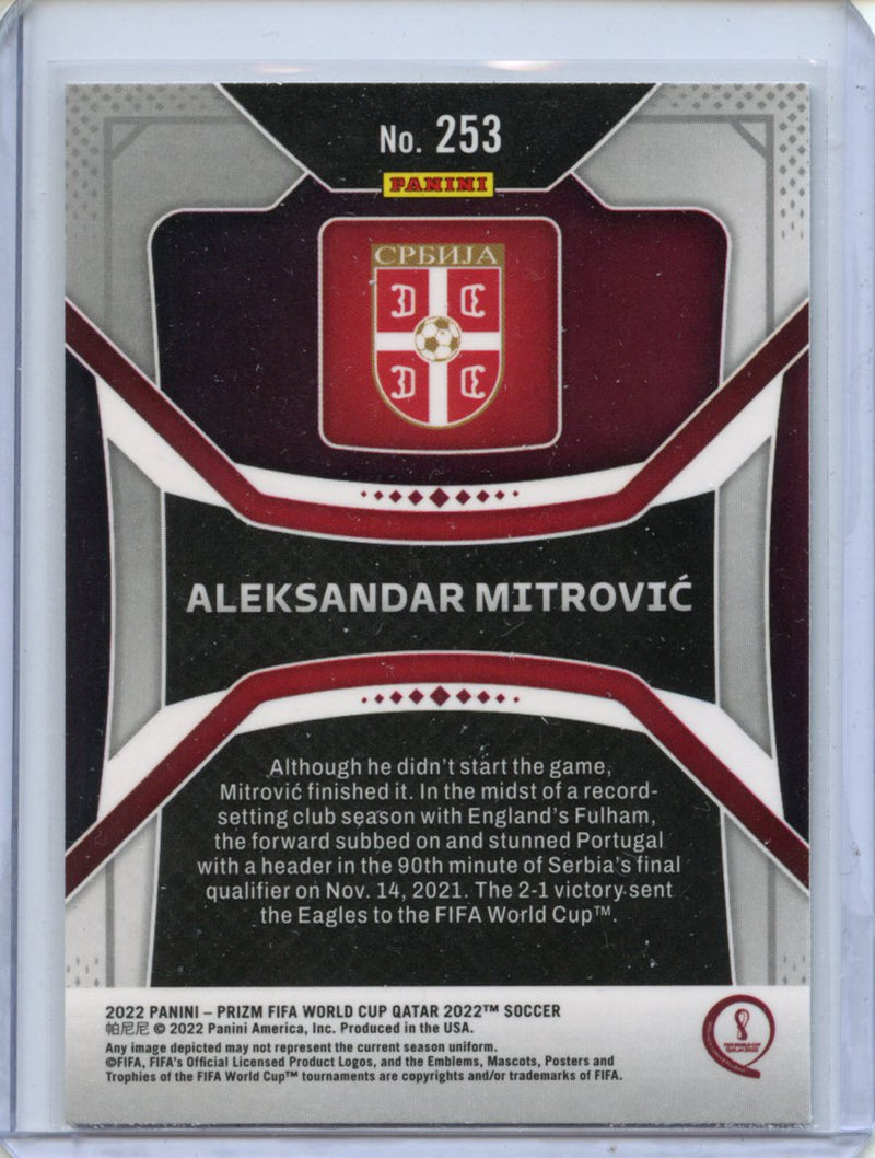 2022 Panini Prizm FIFA World Cup Qatar Aleksandar Mitrovic