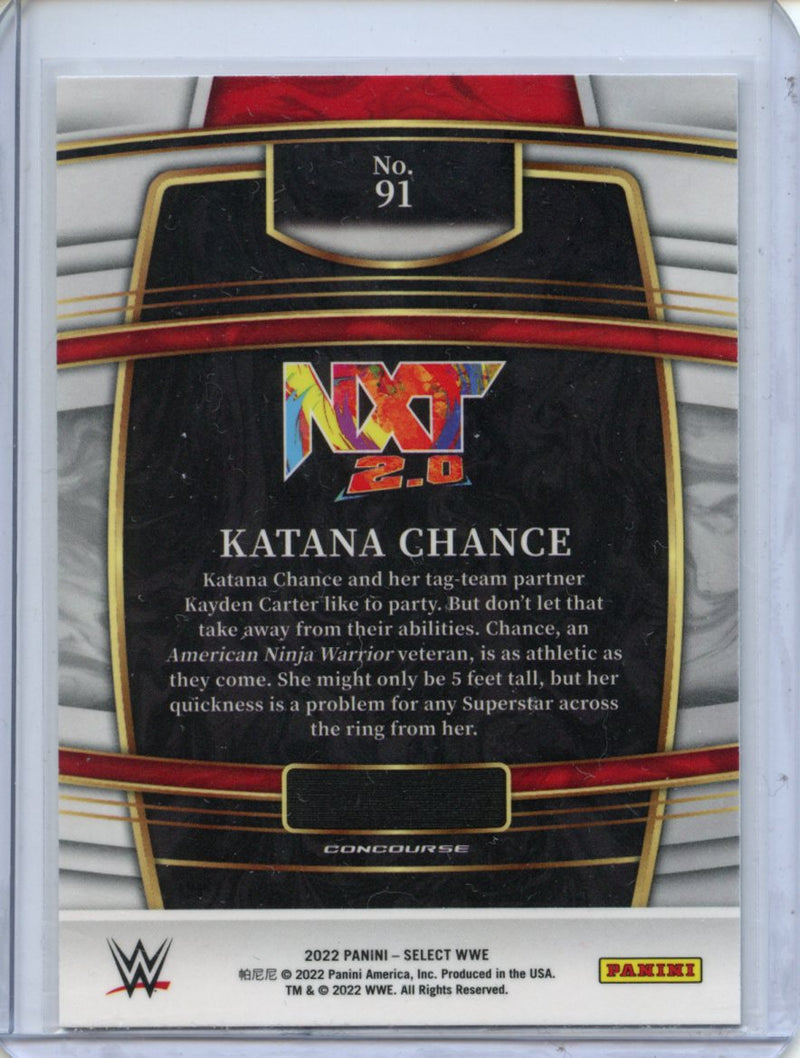 2022 Panini Select WWE Katana Chance Concourse