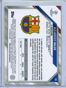 2021-22 Topps Chrome Sapphire UEFA Champions League Alejandro Balde