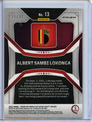 2022 Panini Prizm FIFA World Cup Qatar Albert Sambi Lokonga Maroon 21/22