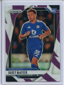 2024-25 Panini Prizm Premier League Kasey McAteer Purple and White Stripes Prizm 16/92