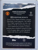 2023-24 Topps UEFA CC Marcus Rashford European Nights