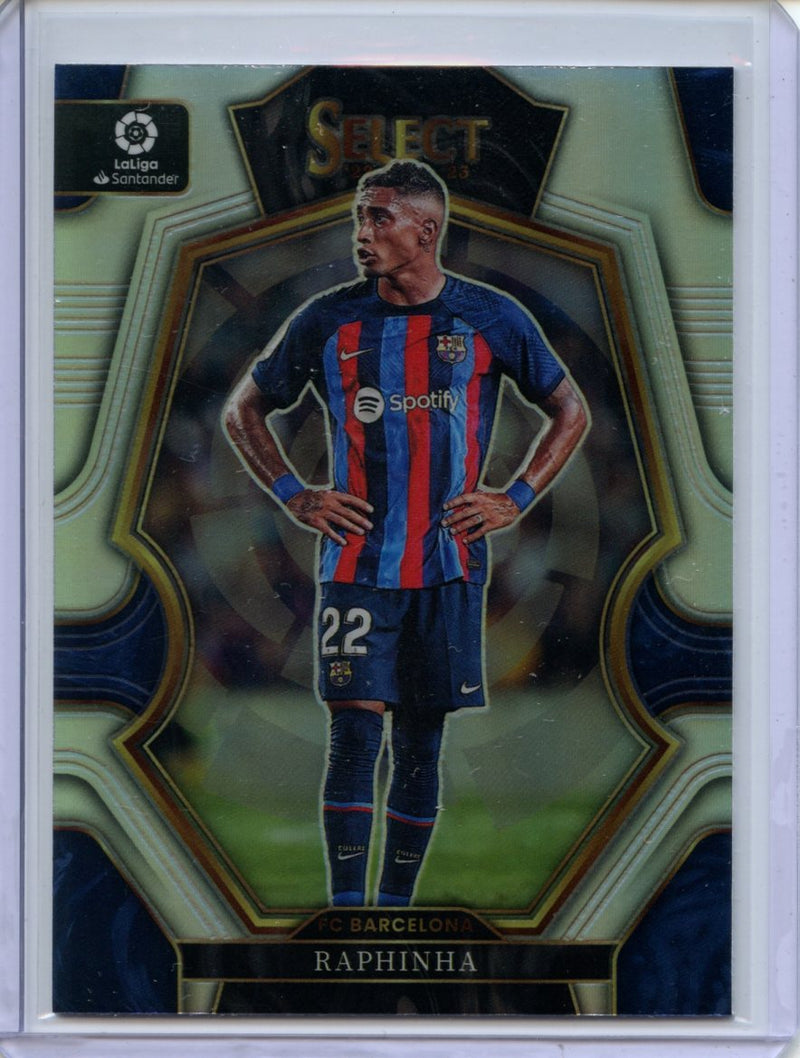 2022-23 Panini Select La Liga Raphinha Mezzanine Silver