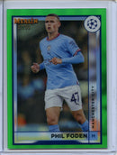 2022-23 Topps Merlin Chrome UEFA Phil Foden Green 47/99