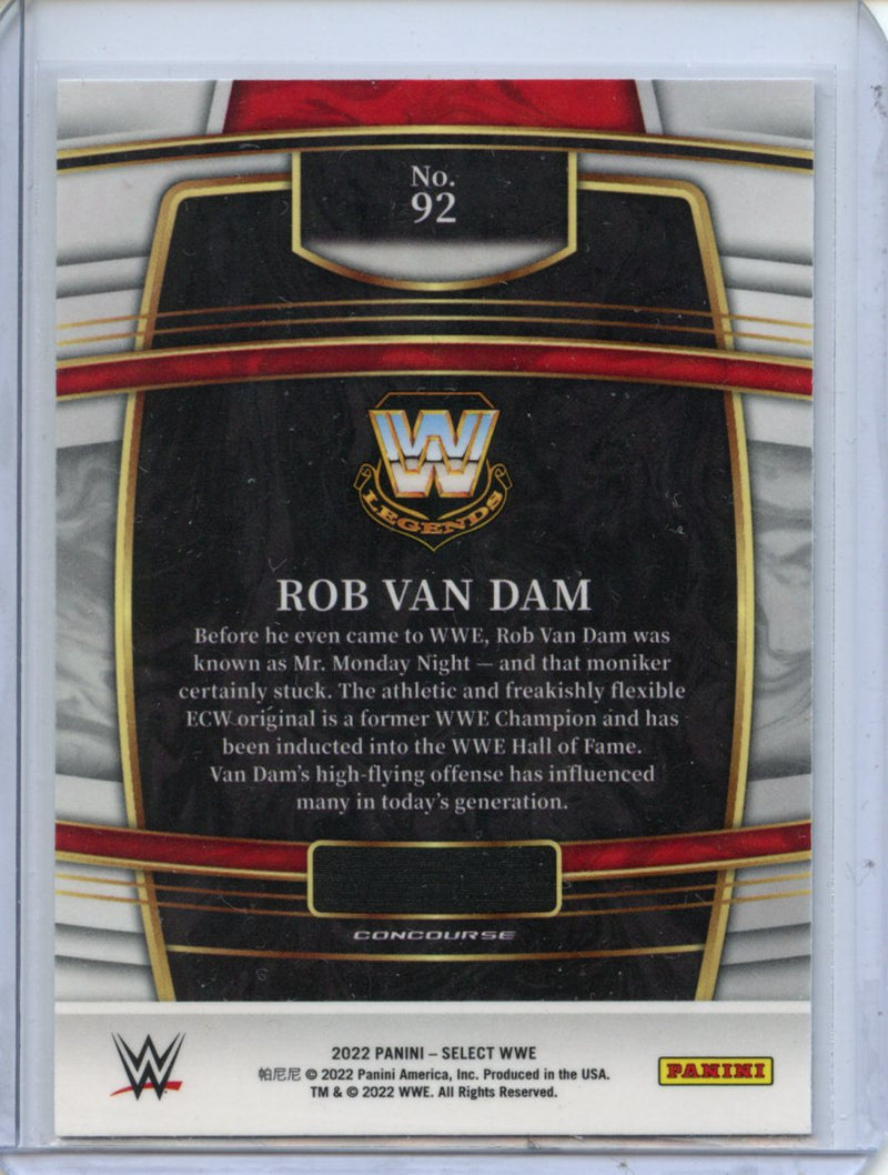 2022 Panini Select WWE Rob Van Dam Concourse