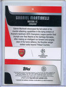 2025-26 Topps Chrome UEFA Club Comps Gabriel Martinelli Prism