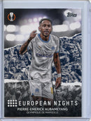 2023-24 Topps UEFA CC Pierre-Emerick Aubameyang European Nights