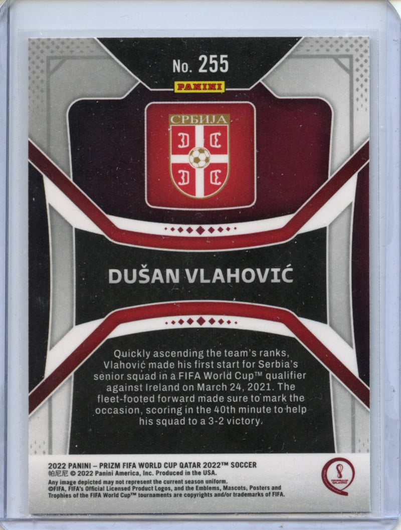 2022 Panini Prizm FIFA World Cup Qatar Dusan Vlahovic