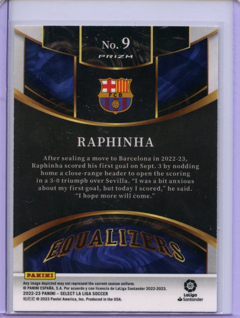 2022-23 Panini Select La Liga Raphinha Equalizers