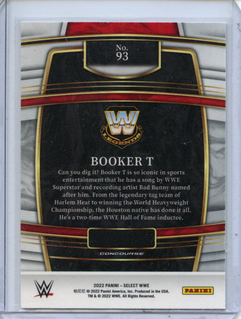 2022 Panini Select WWE Booker T Concourse