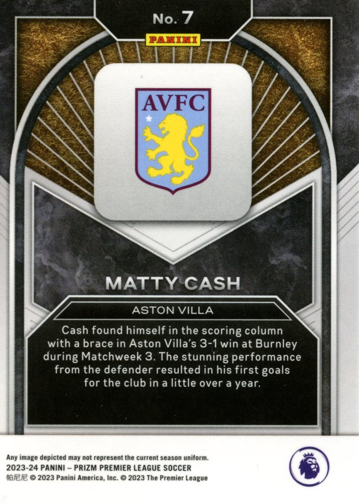 2023-24 Prizm Premier League Matty Cash Brilliance