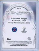 2024-25 Topps UEFA Club Competitions Randal Kolo Muani Ultimate Stage Chrome Orange 23/25