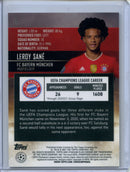 2020-21 Topps Stadium Club Chrome UEFA Champions League Leroy Sane